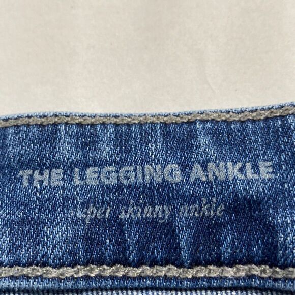 Adriano Goldschmied The Legging Ankle Super Skinny Distressed Jeans 27 - Picture 14 of 16